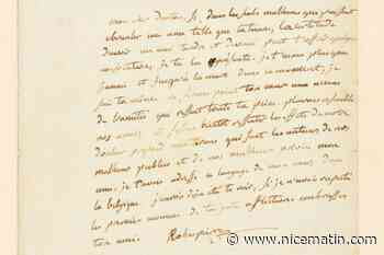 Une lettre de Robespierre à Danton adjugée pour près de 220.000 euros