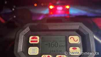 Driver accused of speeding 160km/h in Springwater Township charged