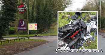 Man arrested after fleeing scene of car crash in Hessle