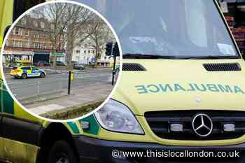 Charlton Road stabbing: Man rushed to hospital