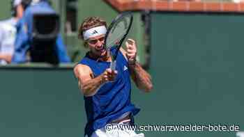 Tennis in Indian Wells: Zverev im Achtelfinale: "Einfach einen Weg gefunden"