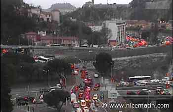 La pénétrante du Paillon a rouvert, un accident sur la voie Mathis: on fait le point sur les difficultés de trafic à Nice ce lundi soir