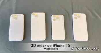 Video shows off 3D-printed iPhone 15 dummy units and tests compatibility with iPhone 14 cases