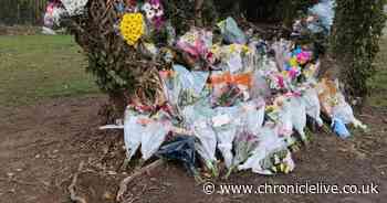 Mourner leave more flowers and tributes at scene in Northumberland where two teenage boys lost their lives