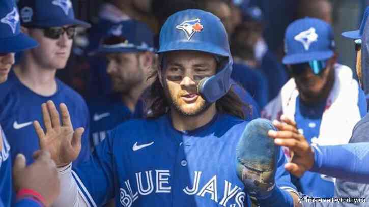Bichette has two homers and four RBIs, leads Jays to 13-3 exhibition rout of Red Sox