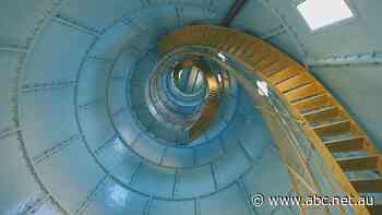 Making music work inside Point Moore Lighthouse, Australia's tallest 'tin can'