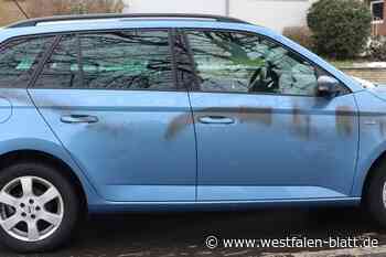 Bünde: Gipfelt Ärger über parkende Autos in Beschädigungen?