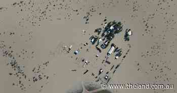 Record flood levels at Lake Nash and the peak is still 60km upstream