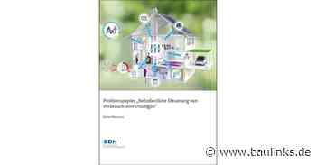 BDH-Positionspapier zur netzdienlichen Steuerung von Verbrauchseinrichtungen