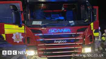 Brentwood firefighters involved in crash while on call