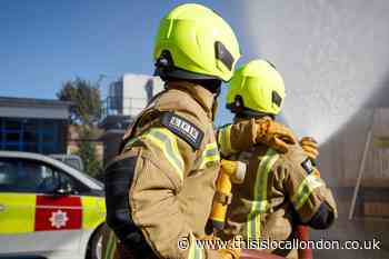 Disraeli Close Thamesmead house fire: Four men rescued