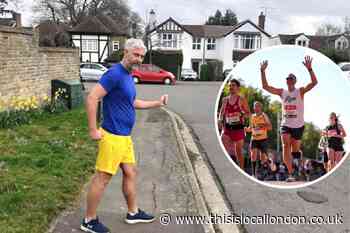 Man to walk London Marathon backwards in support of Ukrainians