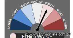 Bureau declares El Nino watch