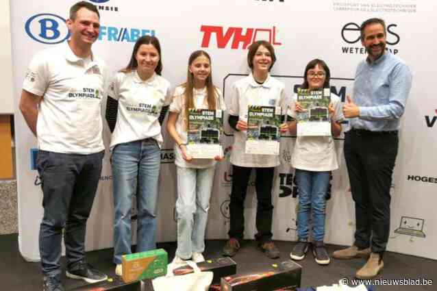 Leerlingen kapen prijzen weg op STEM-Olympiade