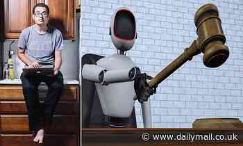 World's first robot LAWYER is being sued by a law firm - because it 'does not have a law degree' 