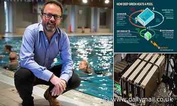 Computer server the size of a washing machine is being used to heat a public swimming pool