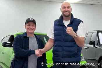 Tyson Fury spotted buying car at garage miles from Lancashire home