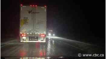 Highway 1 closed heading west out of Swift Current, Sask.