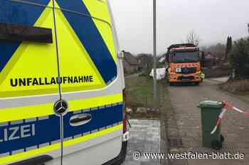 Tödlicher Unfall mit Müllwagen in Beverungen: Staatsanwaltschaft ermittelt
