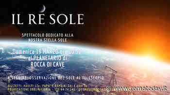 "Il re Sole". Planetario e osservazione del Sole al telescopio