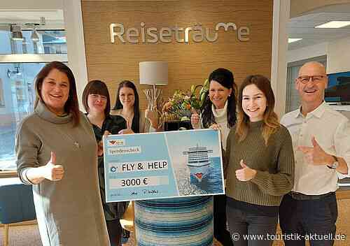 Globus-Gewinner und Aida spenden für Fly & Help