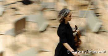 Hilary Hahn Practices in Public, Wherever and However She Is