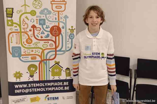 Arthur schittert met bronzen medaille na finale STEM-Olympiade