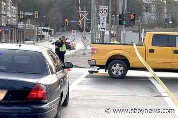 UPDATE: No life-threatening injuries for pedestrian struck at downtown Abbotsford crosswalk