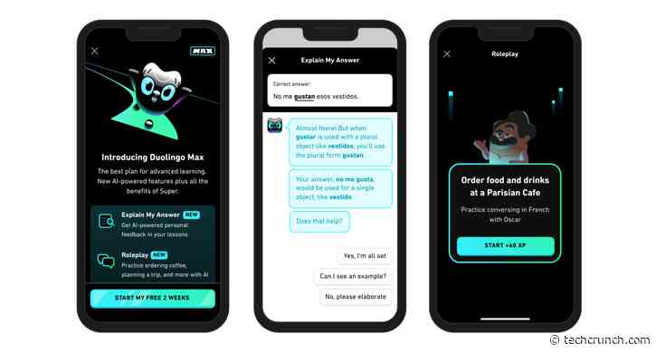 Duolingo launches new subscription tier with access to AI tutor powered by GPT-4