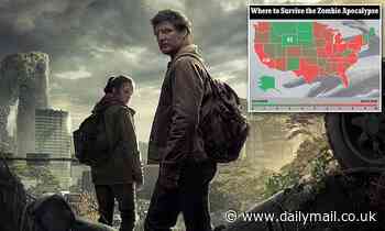 Would YOU survive a 'Last of Us' zombie apocalypse? Map shows where's safe