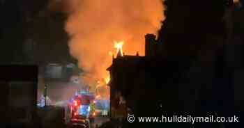 LIVE updates from Fountain Road fire: Video shows huge blaze in Hull