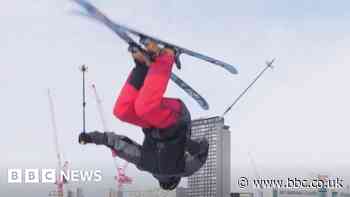 Paddy Graham: Watch Sheffield skier in action in home city