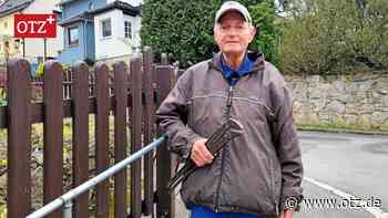 Geländer am Schlegelsberg: Ein Rentner aus Jena ergreift den Vorschlaghammer und die Initiative