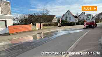 Wasser sprudelt drei Wochen lang aus Leck: Rohrbruch verärgert Anwohner