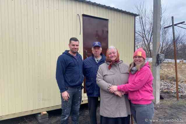 Lynn (31) en Davy (33) installeerden wooncontainers in Oekraïne  terwijl raketten overvlogen: “Toch keren we over zes maanden terug”