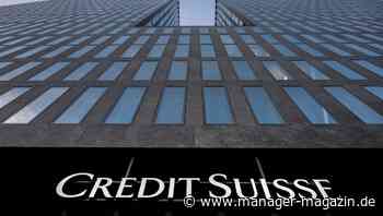 Credit Suisse stürzt auf Rekordtief