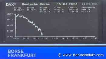 Dax aktuell: Ausverkauf am deutschen Aktienmarkt – Dax rutscht zwischenzeitlich über 500 Punkte ab