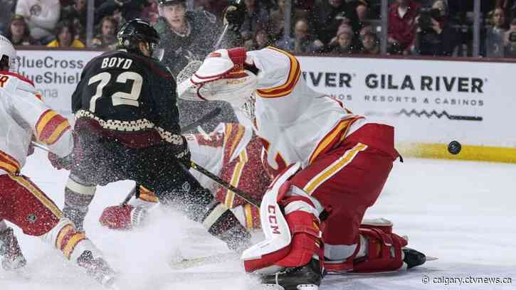 Coyotes beat Flames 4-3 in OT to extend points streak to 6