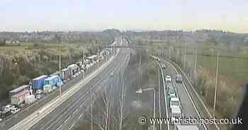 Live: M5 closed after person dies in motorway tragedy near Worcester