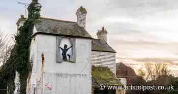 Banksy unveils new 'morning is broken' artwork' but it's already been demolished