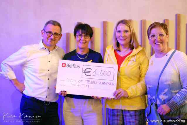 Wijkvereniging schenkt 1.500 euro aan Kom op tegen Kanker