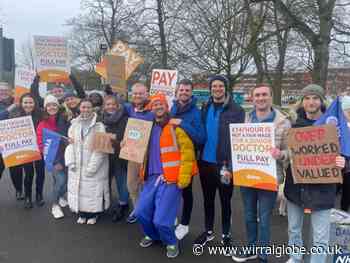 Wirral: Junior doctors take three-day strike action for better pay