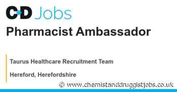 Taurus Healthcare Recruitment Team: Pharmacist  Ambassador
