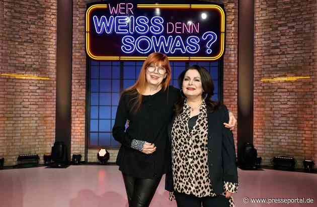Das Schlager-Duell: Marianne Rosenberg und Katja Ebstein bei "Wer weiß denn sowas?" - Das Wissensquiz vom 20. bis 24. März 2023, um 18:00 Uhr im Ersten