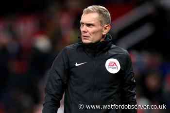 Referee appointed for Watford's Championship game with Wigan Athletic