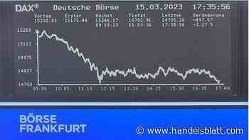 Dax aktuell: Ausverkauf am deutschen Aktienmarkt – Dax schließt fast 500 Punkte im Minus