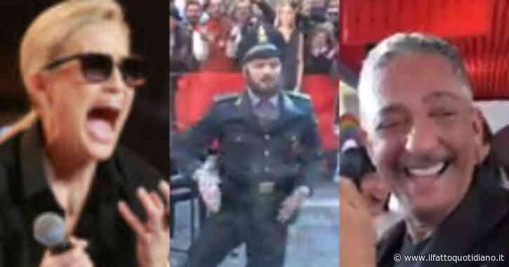 Fiorello fa ballare “Cicale” alla Guardia di Finanza: la frecciatina poco velata a Heather Parisi