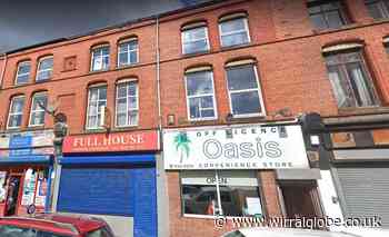 Man detained after he attacked shop owner with brick in Birkenhead