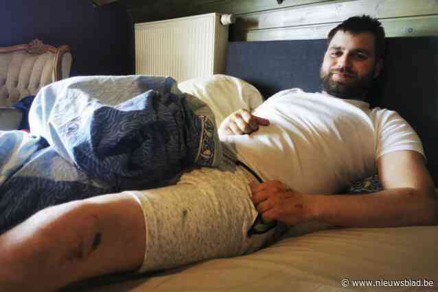 Roy (27) wekenlang aan bed gekluisterd na opzettelijke aanrijding tijdens avondje uit: “Hij schreeuwde en dacht dat ik dood was”