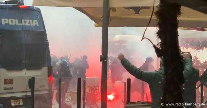 Schwere Randale mit Frankfurt-Fans in Neapel